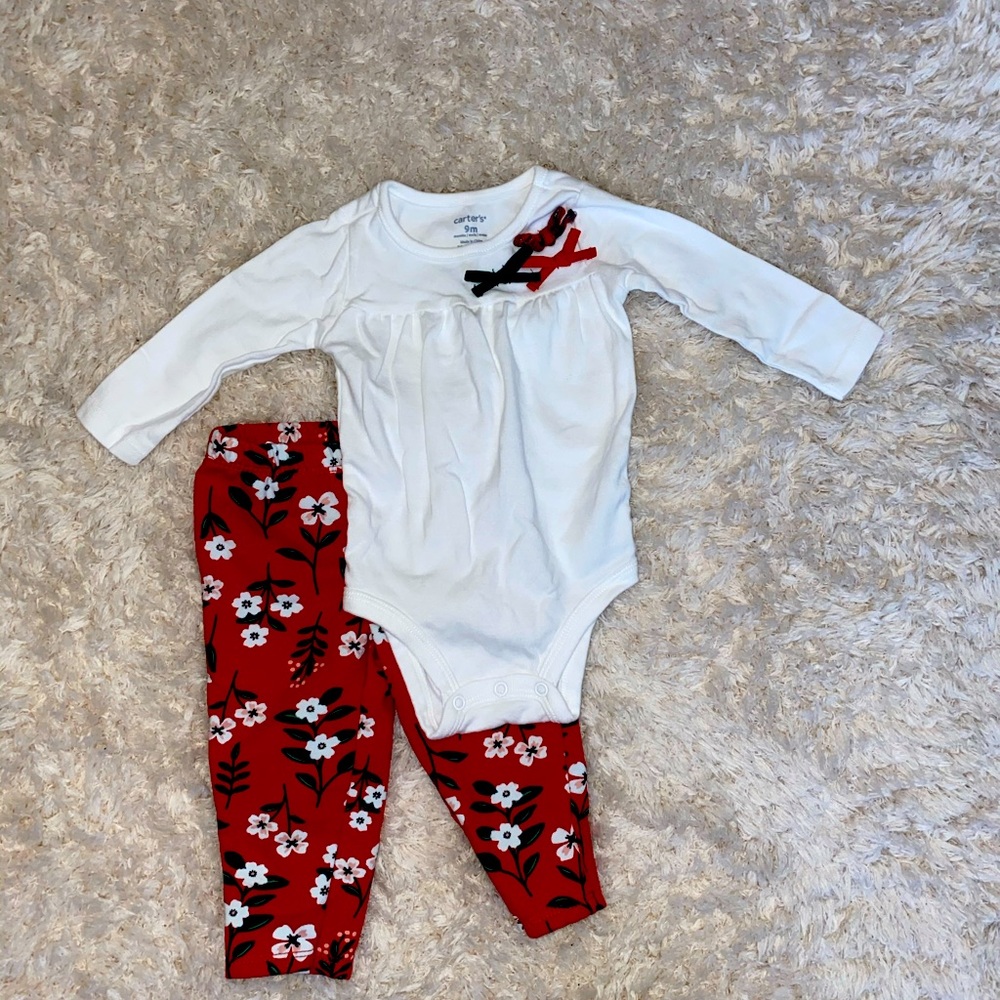 Carter’s floral set 9M
